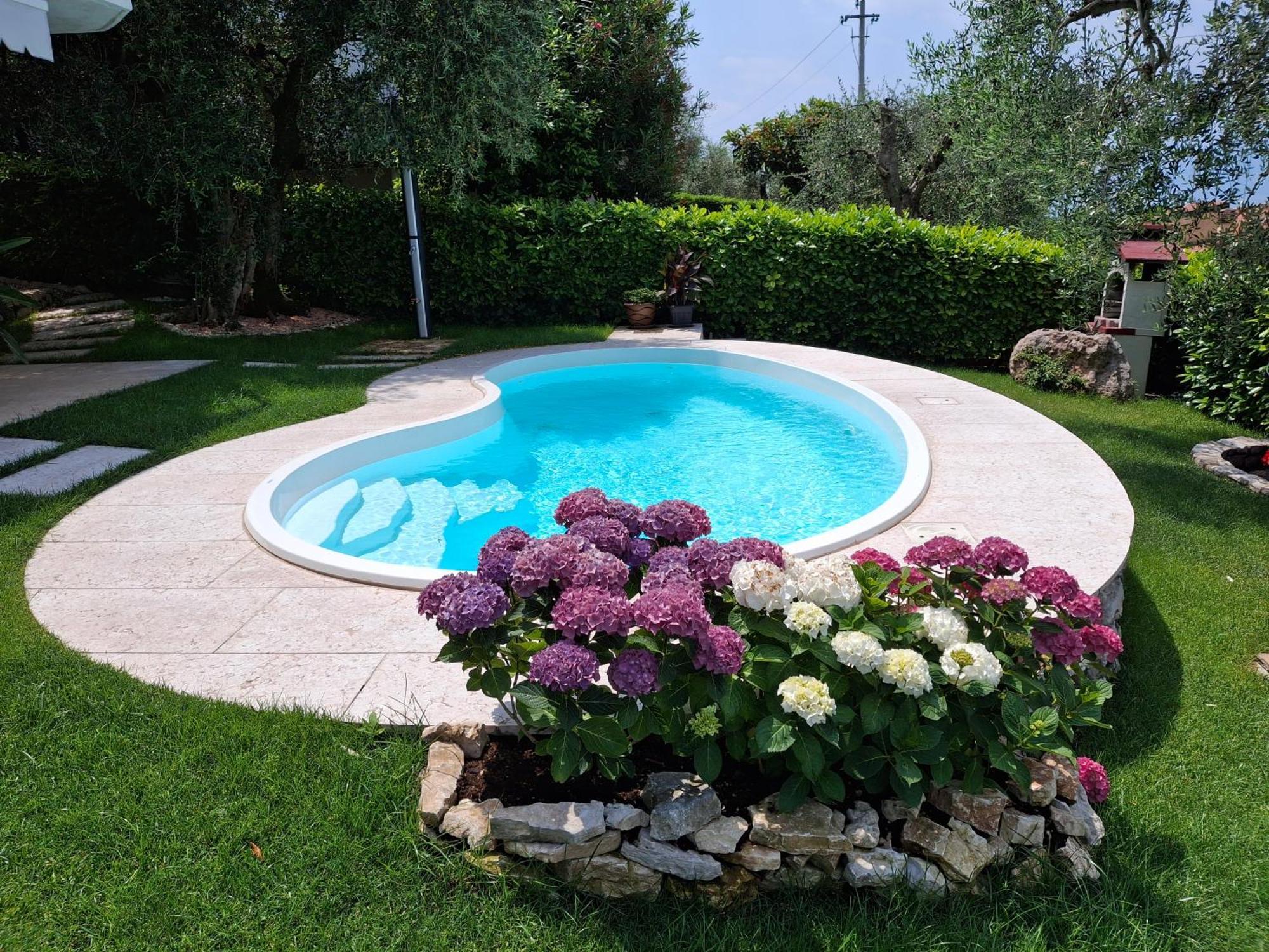 Villa Mimosa-Con Piscina E Vista Lago Brenzone sul Garda Kültér fotó